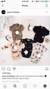 Instagram shopping post examples