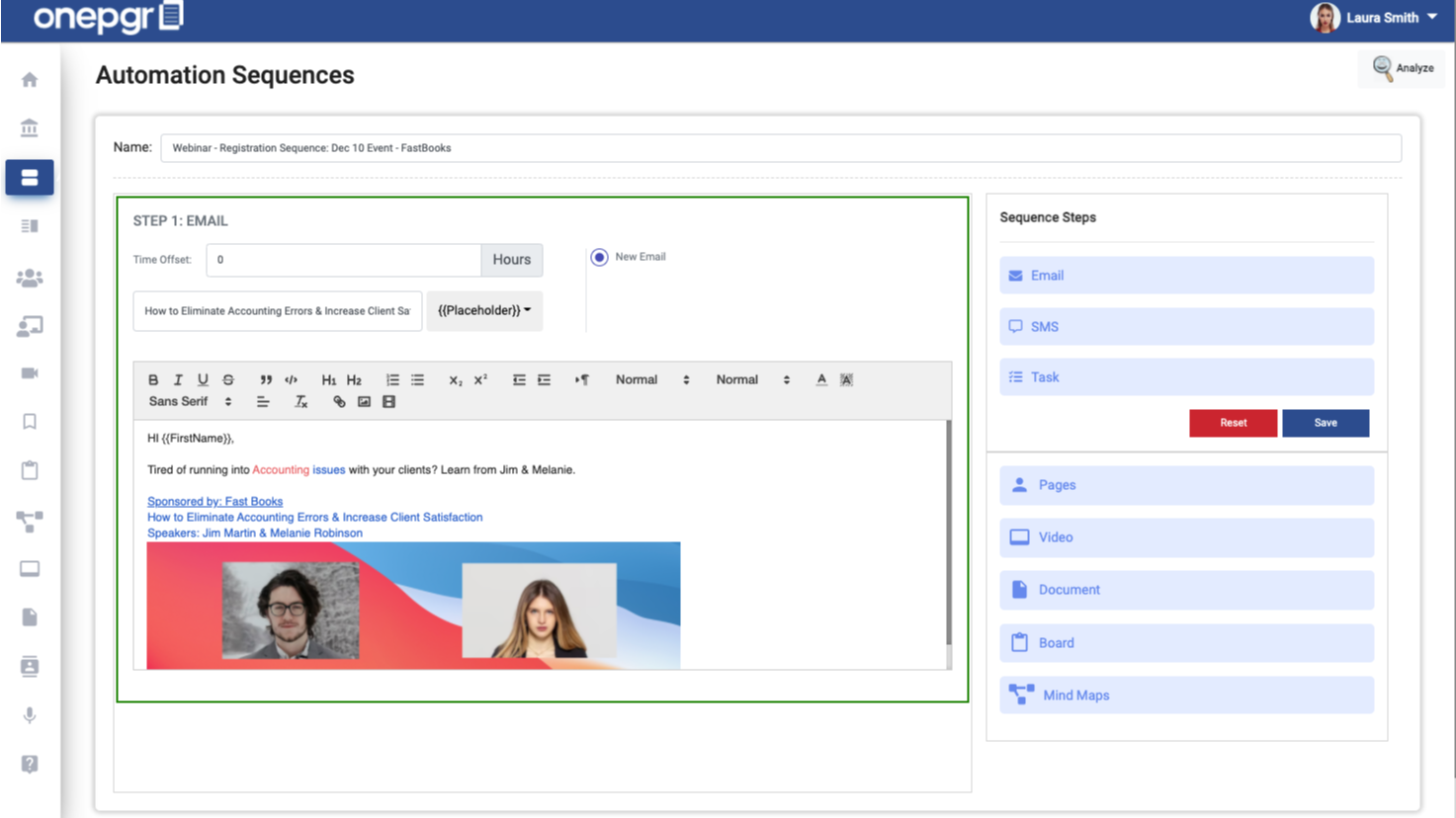 Automate Promotion & Reminder emails with Sequences