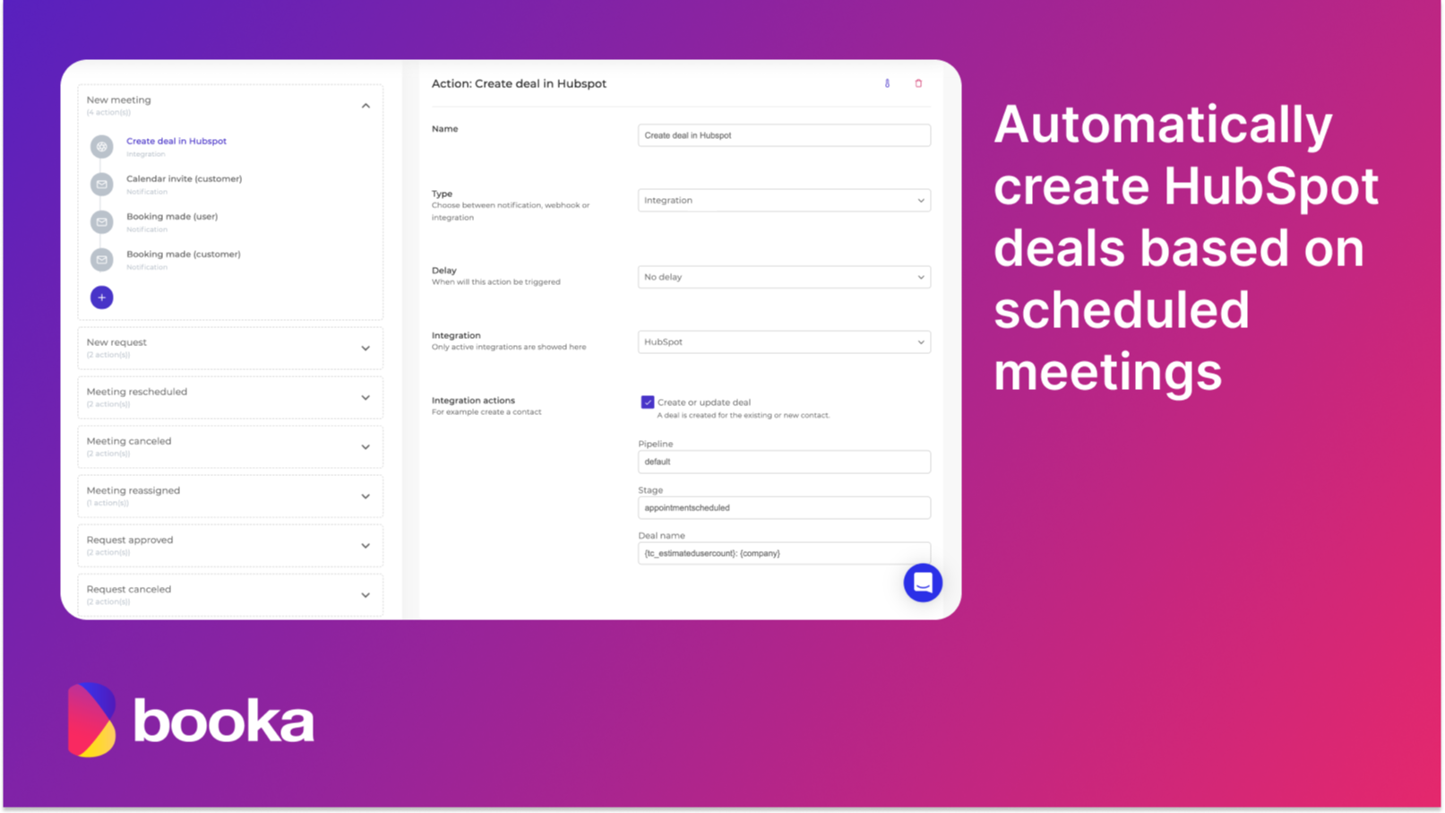 Booka HubSpot Integration Connect Them Today