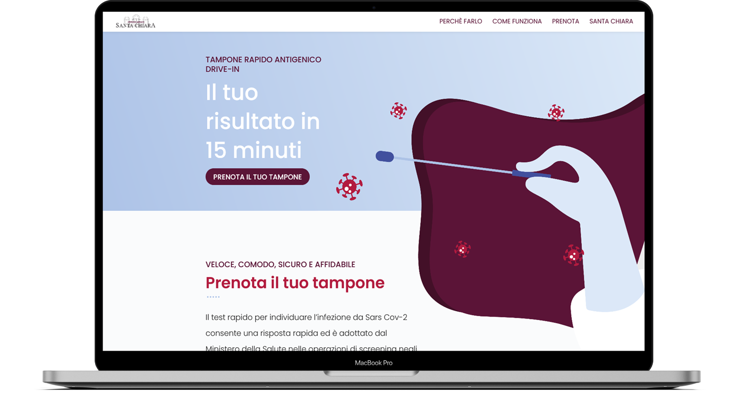 Prenotazione tampone Covid - Istituto Medico Santa Chiara Prenotazione tampone Covid - Istituto Medico Santa Chiara