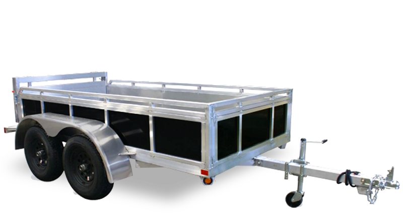 All-Aluminum Fixed Side SSR Open Utility Trailers by Mission Trailers