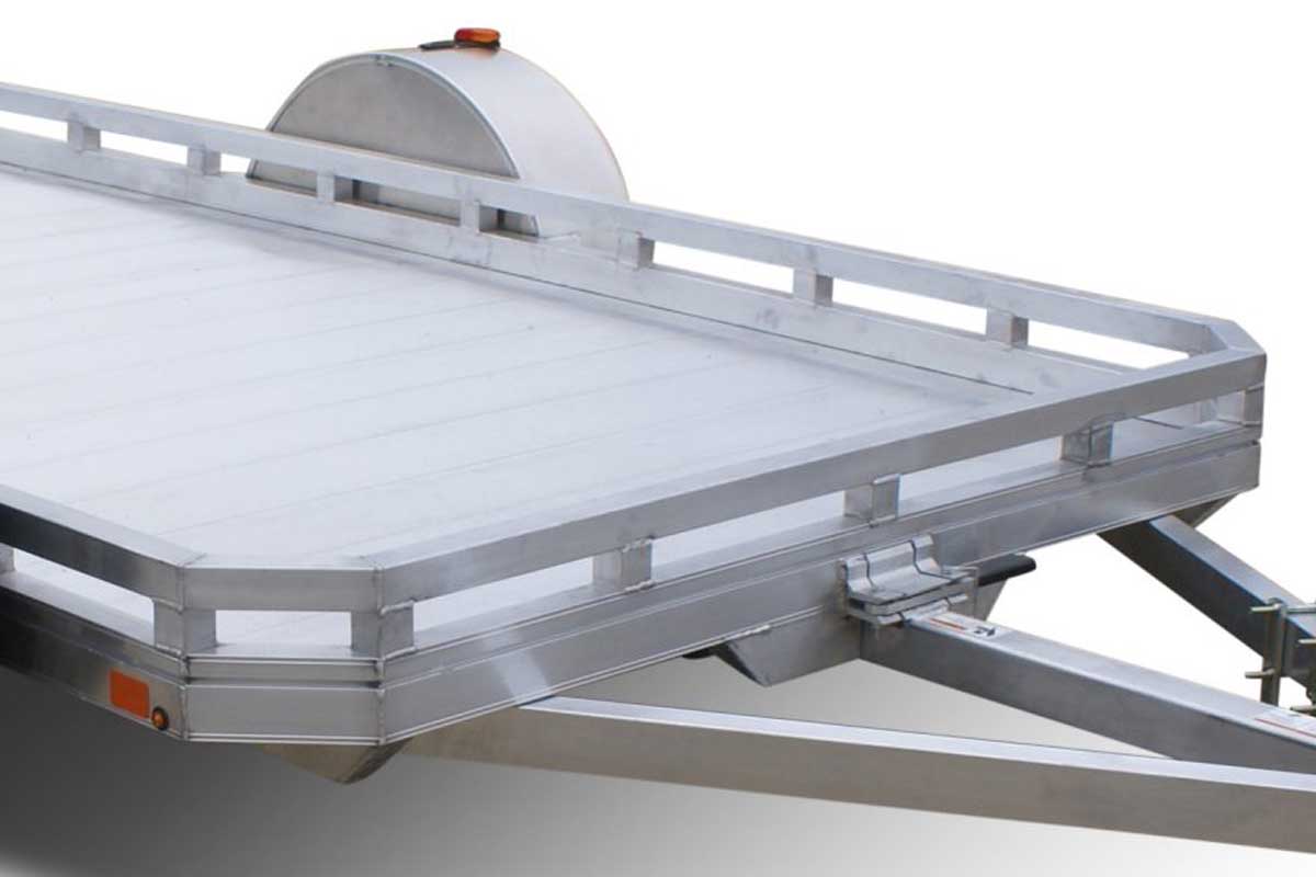 Removable Side Rails For Trailer Polaris FA 2.0 All-Aluminum Open Utility Trailer w/Tie-Down Options