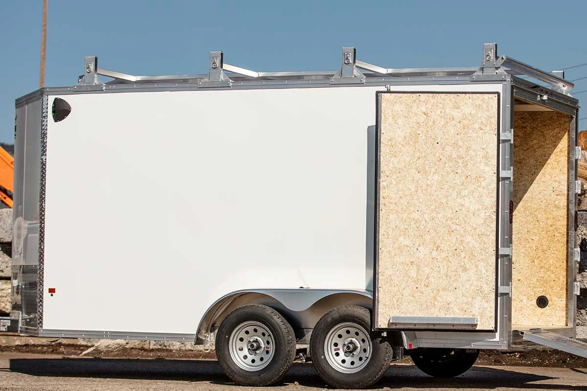 The Ultimate Contractor Package Enclosed Aluminum Trailer by Xpress