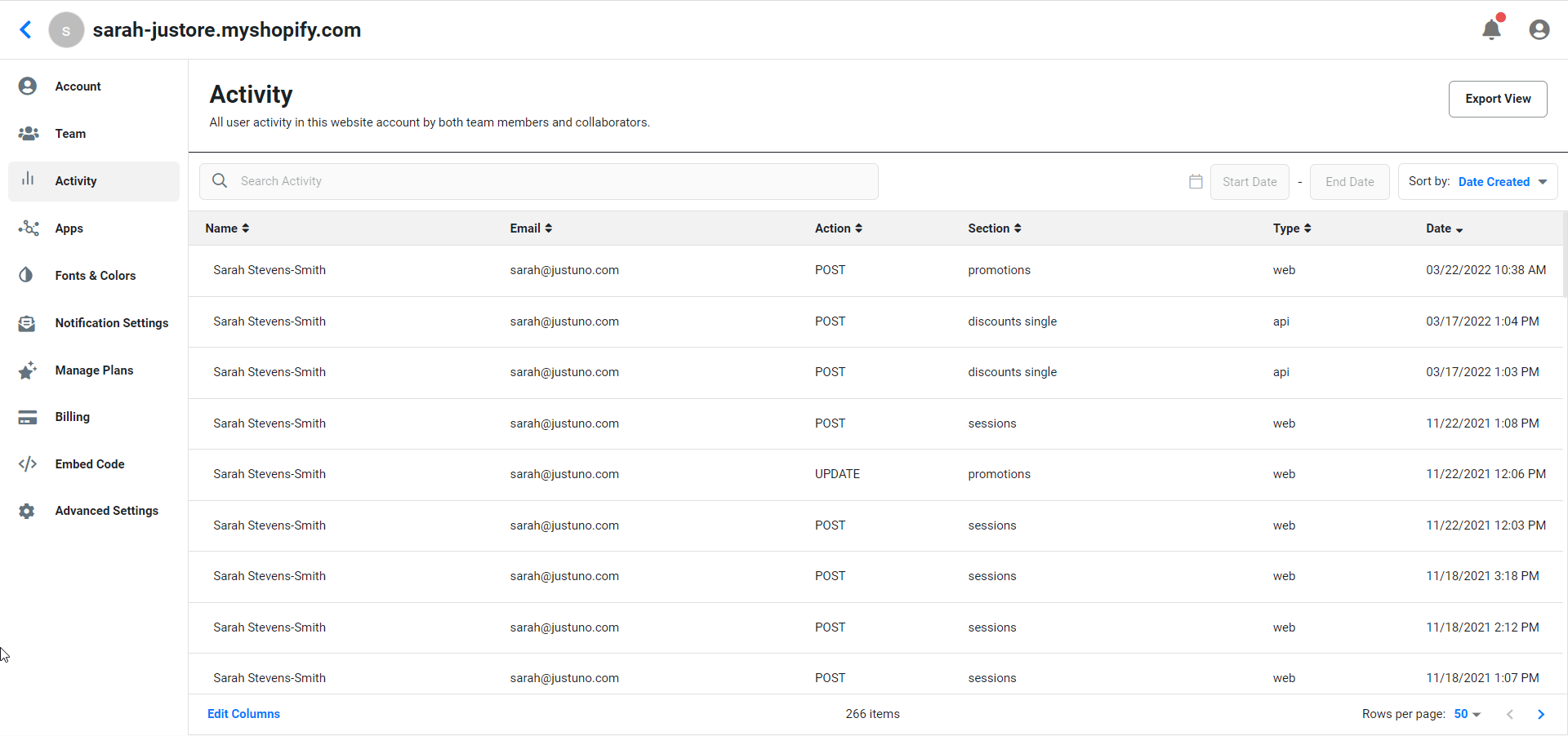 Account-Activity-Section