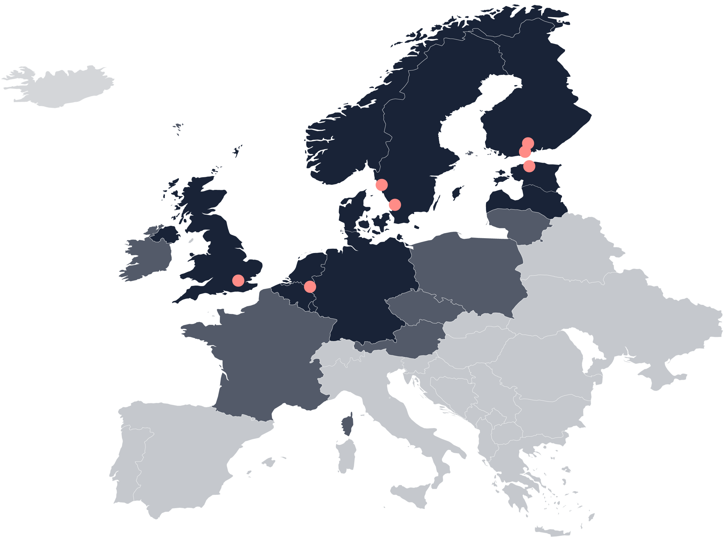 OGOship warehouse locations