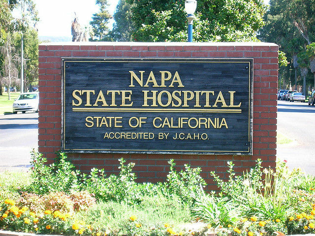 Napa State Hospital Sign