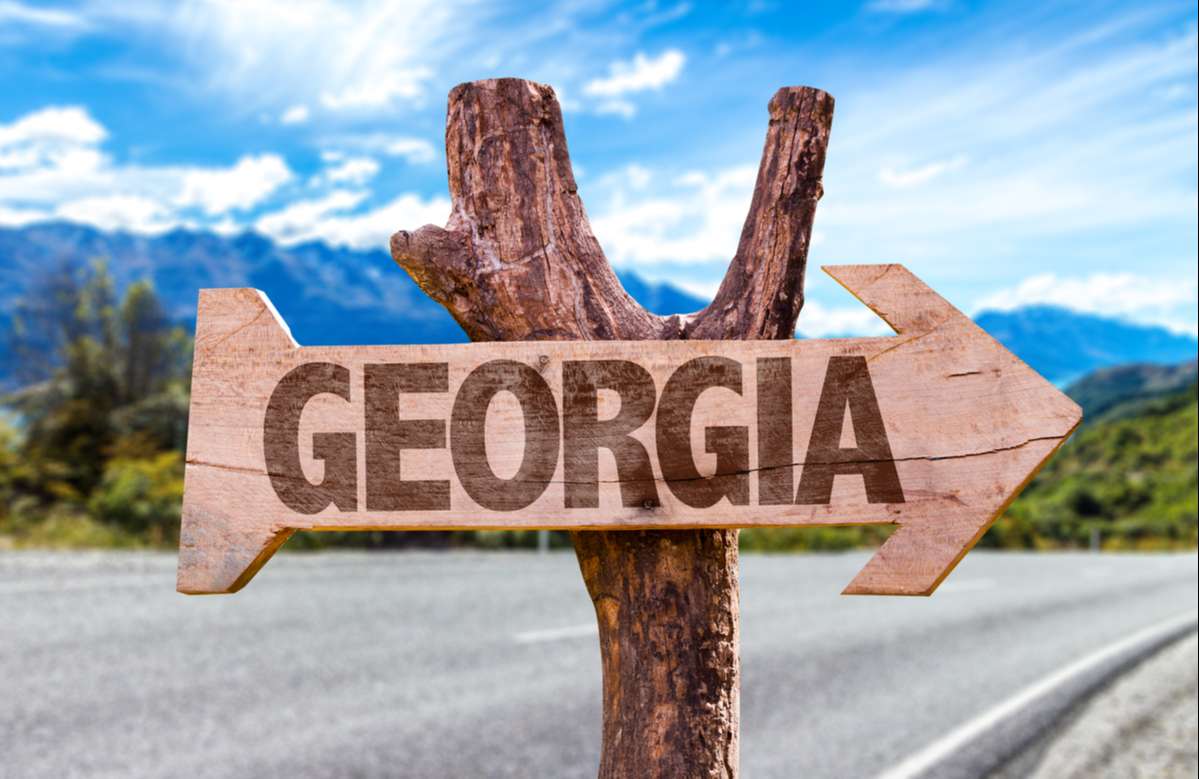 Georgia wooden sign (R) (S)