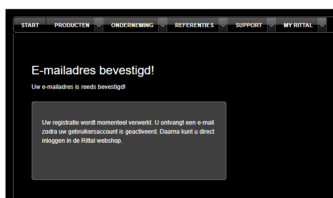 Rittal-webshop-registratie-e-mail