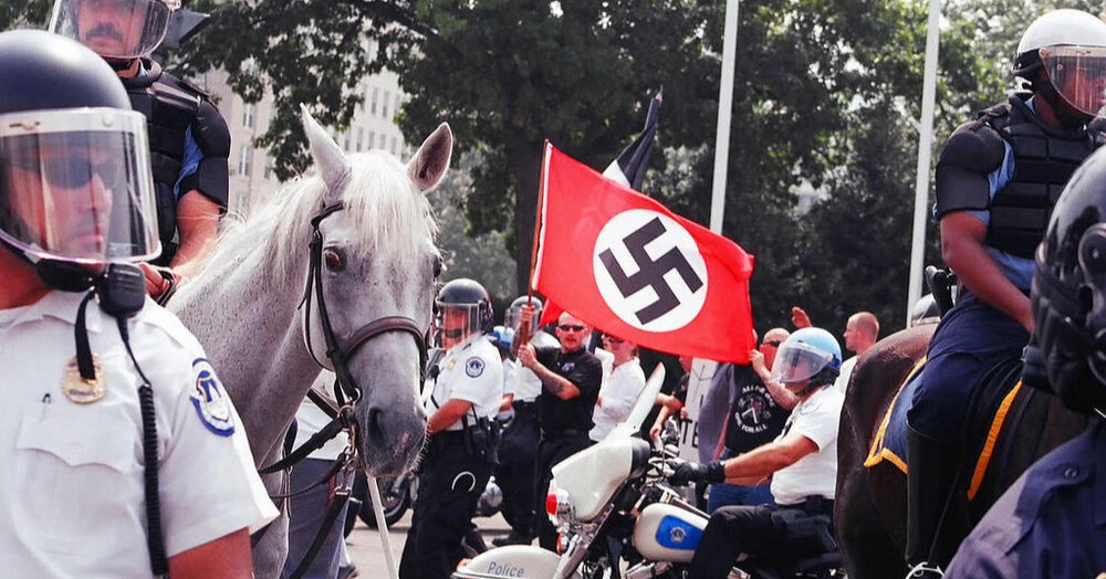 Neo-Nazi protest