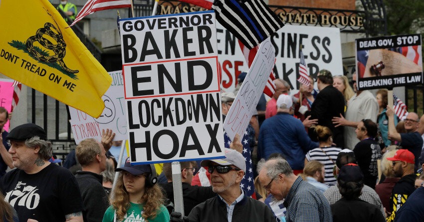 Governor Baker Protest