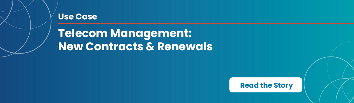 Telecom Management: New Contracts & Renewals