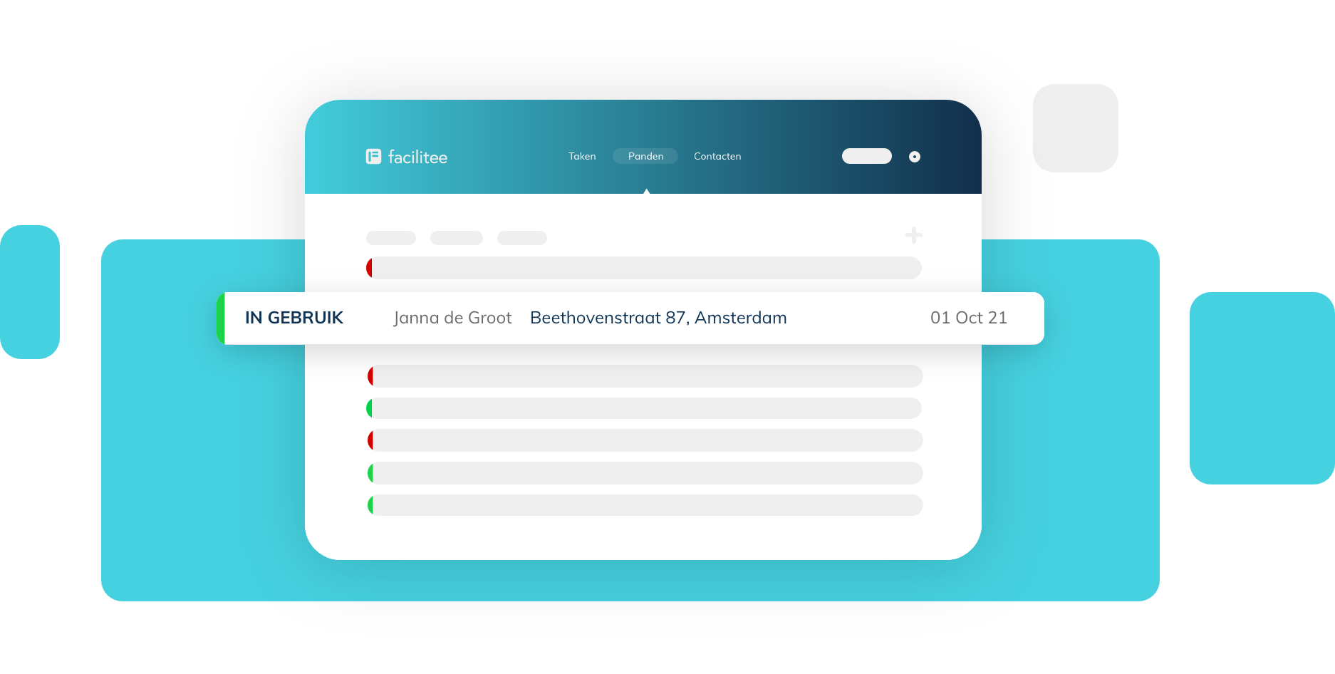 Facilitee software, overzicht van jouw panden