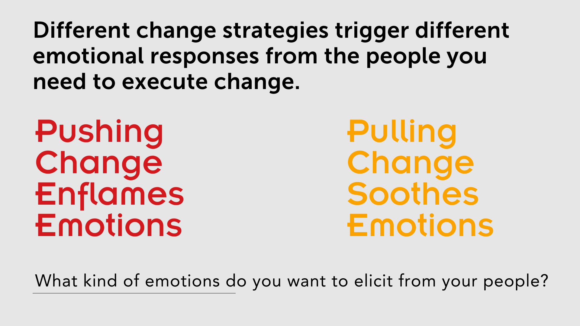 If technical changes are made before the social system is ready, people will resist the change.