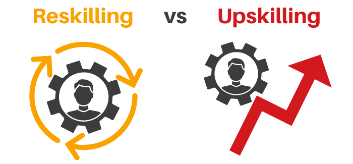 Reskilling vs. Upskilling