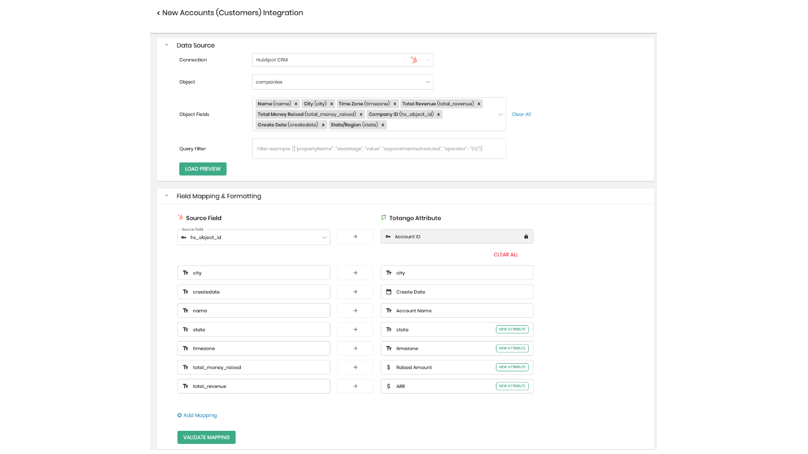 Totangoとhubspotの連携 今すぐ接続