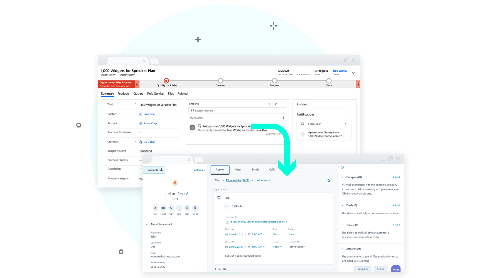 Sync Deals and Opportunities