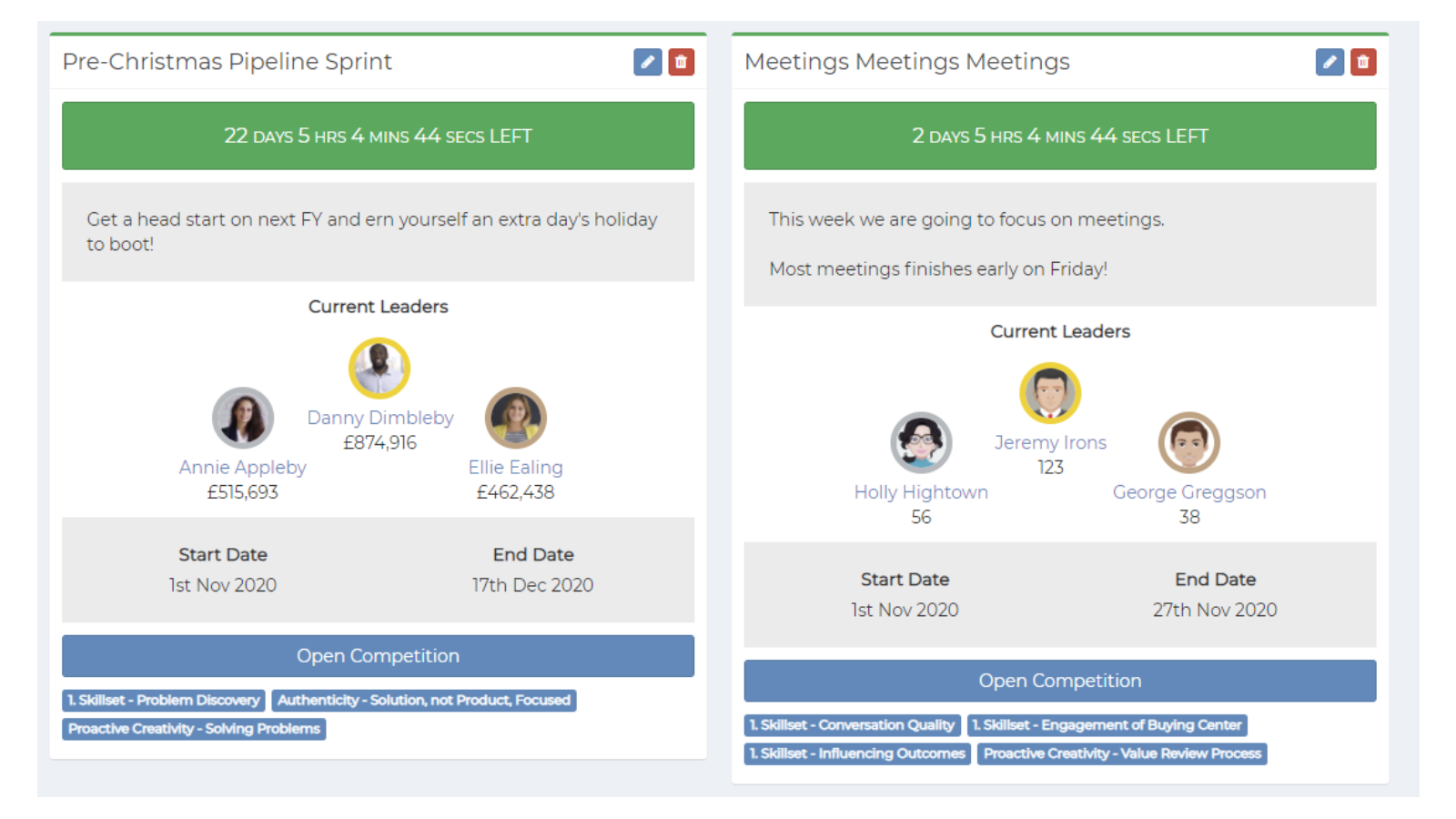 Add a Little Competition