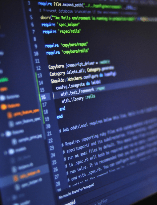 Un code d'ordinateur affiché sur un écran