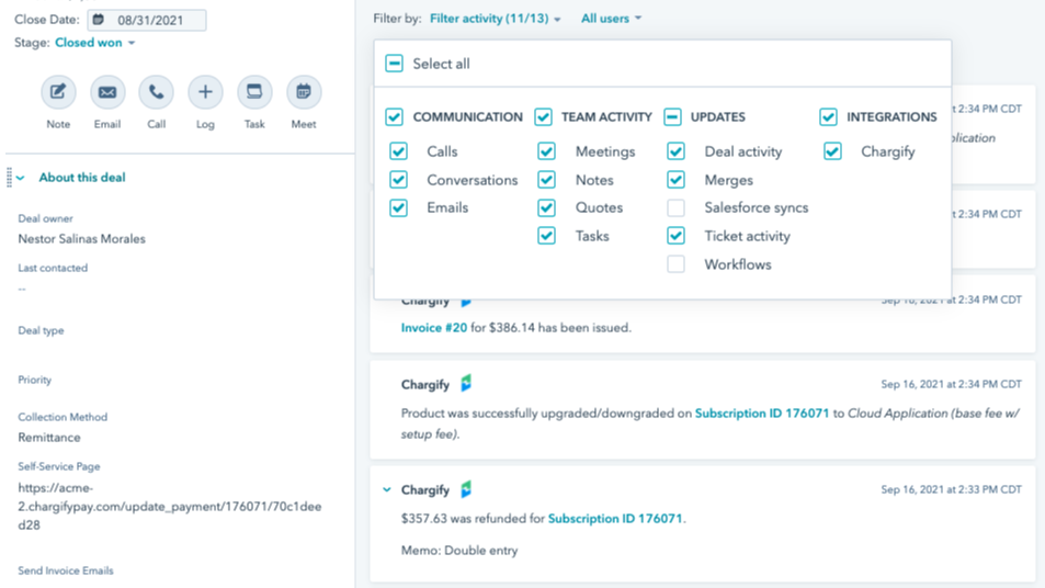 Preview your subscriptions